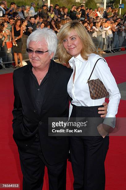 Marc Cerrone and Jill Cerrone attend The Bourne Ultimatum Premiere at the CID on September 01, 2007 in Deauville, France.