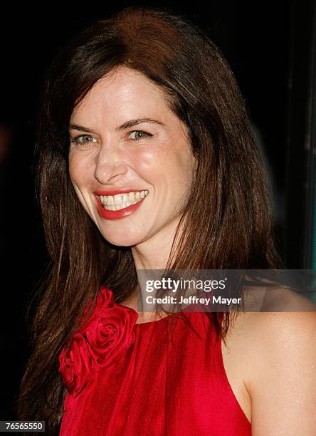 Actress Victoria Hill arrives at the "December Boys" premiere at the Director's Guild of America on September 6, 2007 in Los Angeles, California.