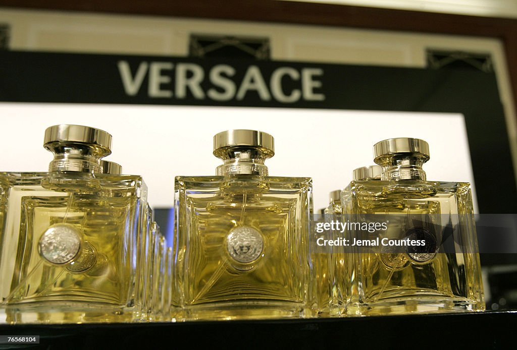 Donatella Versace with her new fragrance, Versace News Photo - Getty  Images