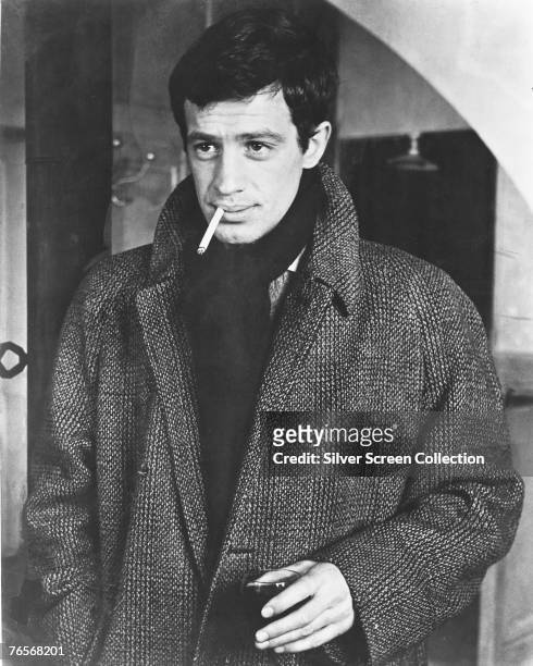 French actor Jean-Paul Belmondo, circa 1960.