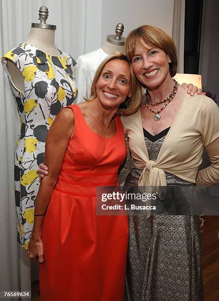 Ginny Hilfiger, designer, and Betsy Hilfiger during the GINNY H Spring 2008 Preview Party at Bryant Park Hotel on September 5, 2007 in New York City.