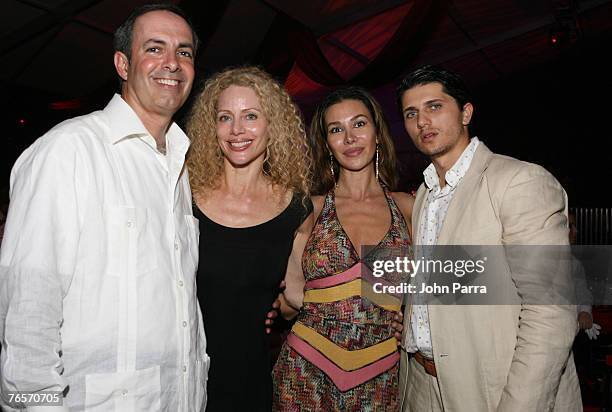 Miami Beach Commissioner Simon Cruz, Mariana Cruz, Contessa Andreea Baclea and Theo Anbreek