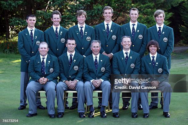 The United States team Colt Knost, Billy Horschel, Buddy Marucci , Trip Kuehne, Rickie Fowler, Kyle Stanley, Jonathan Moore, Chris Kirk, Jamie...
