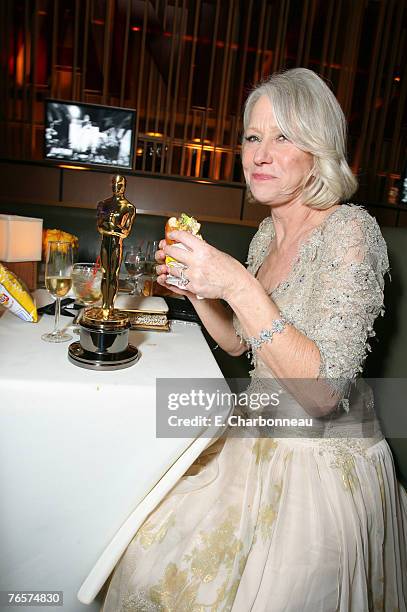 Helen Mirren, winner Best Actress in a Leading Role for "The Queen"