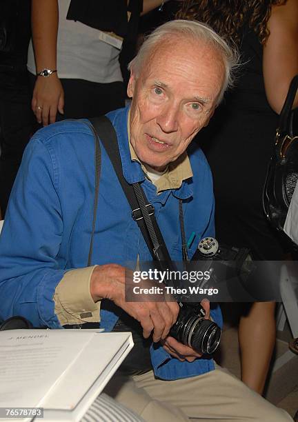 Photographer Bill Cunningham at Mercedes-Benz Fashion Week Spring 2008 - J Mendel Show in New York City on September 7, 2007
