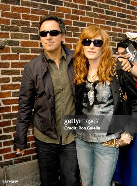 Bruce Springsteen and Patti Scialfa