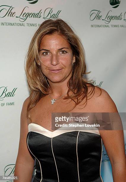 Arantxes Sanchez arrives at the International Tennis Hall of Fame's 2007 Legends Ball at Cipriani, 42nd street on September 7, 2007 in New York City.