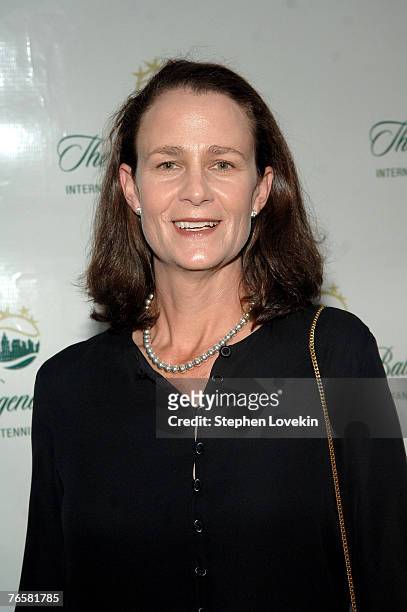 Pam Shriver arrives at the International Tennis Hall of Fame's 2007 Legends Ball at Cipriani, 42nd street on September 7, 2007 in New York City.