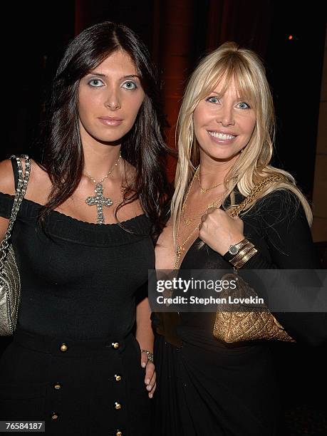 Model and Socialite Brittany Gastineau and Lisa Gastineau at the International Tennis Hall of Fame's 2007 Legends Ball at Cipriani's in New York City...