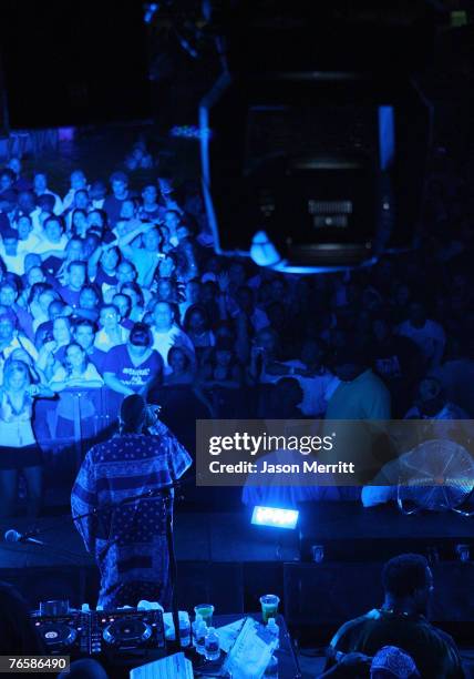 Rapper Snoop Dogg performs at Poolside at The Hard Rock Hotel on August 7, 2007 in Las Vegas, Navada