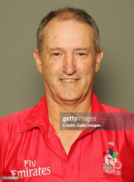 New Zealand Cricket Umpire Tony Hill poses during the ICC Twenty20 World Cup portrait session on September 7, 2007 in Johannesburg, South Africa.