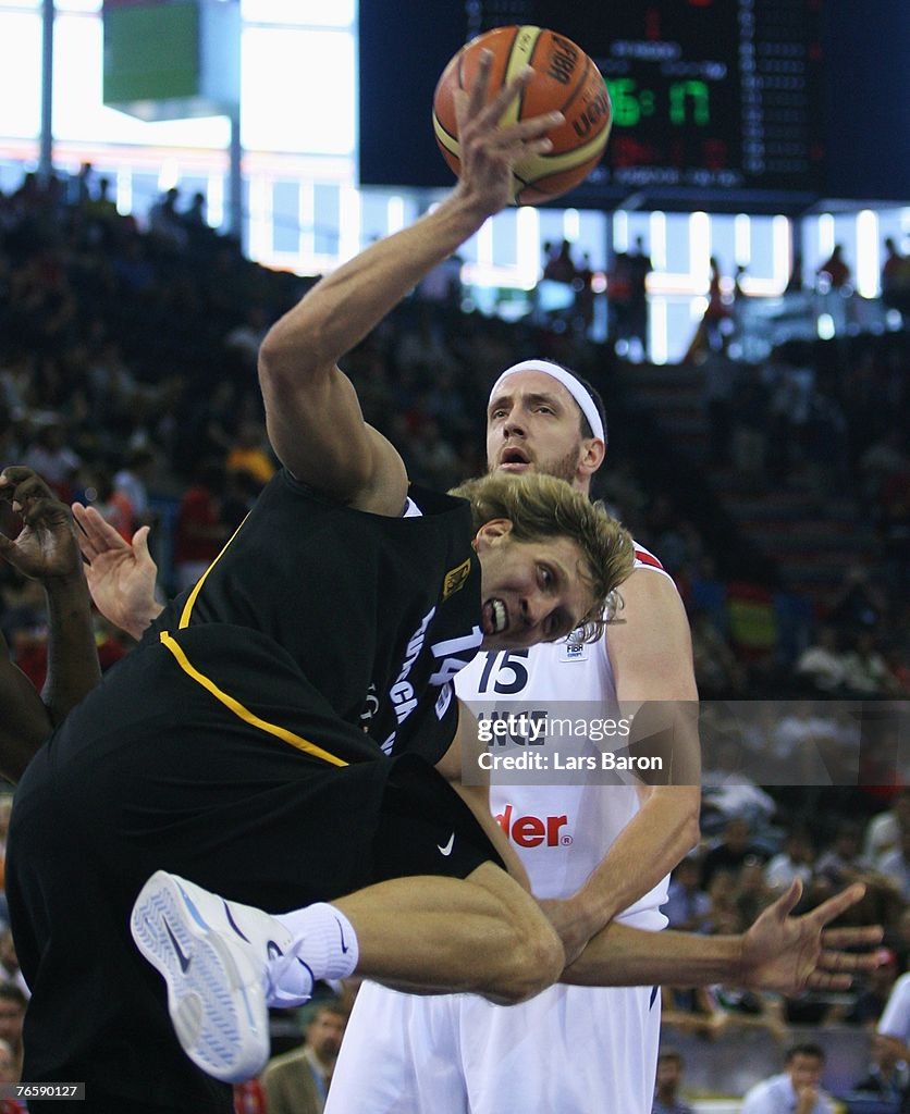 France v Germany - EuroBasket 2007