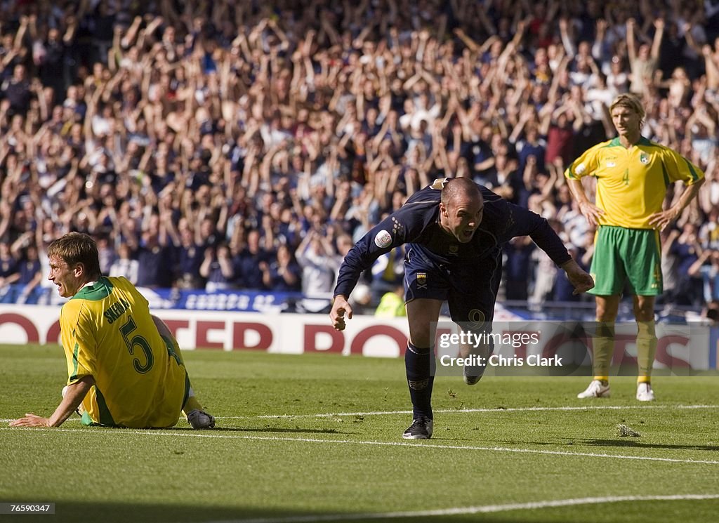 Euro2008 Qualifier - Scotland v Lithuania