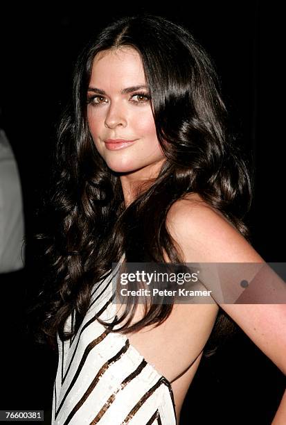 Katie Lee Joel arrives at the Ralph Lauren 2008 Fashion Show at Central Park Conservancy during Mercedes-Benz Fashion Week Spring 2008 on September...