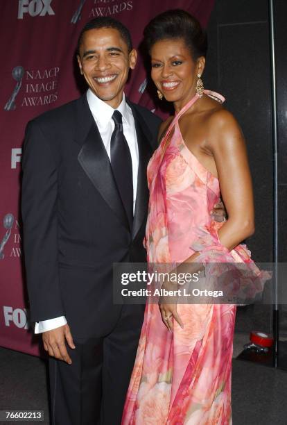 Senator Barack Obama and Michelle Robinson