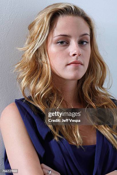 Actress Kristen Stewart of "Into The Wild" at the 2007 Diesel Portrait Studio Presented by Wireimage and Inside Entertainment on September 9, 2007 in...