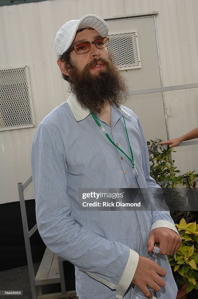 Artist Matisyahu, The Jewish Rapper Backstage at Farm Aid 2007 AT ...