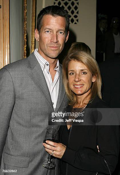 James Denton with his wife Erin O'Brien Denton at the Entertainment Weekly Pre-Oscar Party 2007. *EXCLUSIVE*
