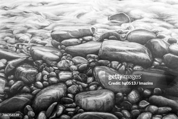 Pebble Draw Pebble Painting High Res Illustrations - Getty Images