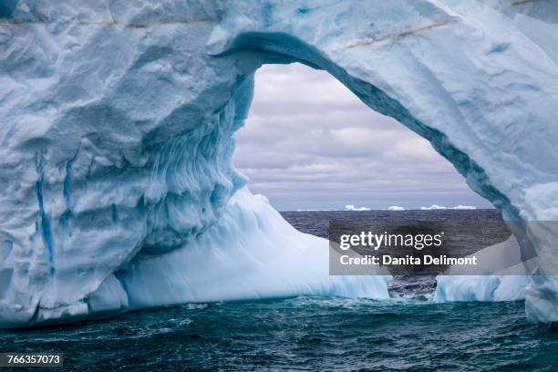 iceberg on weddell sea, antarctic sound, antarctica - antarctic sound stock pictures, royalty-free photos & images