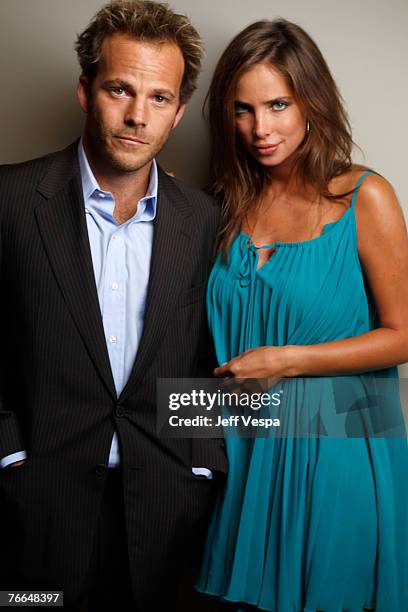 Actor Stephen Dorff and actress Sarai Givatyof "The Passage" at the 2007 Diesel Portrait Studio Presented by Wireimage and Inside Entertainment on...