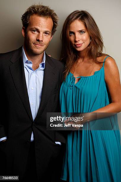 Actor Stephen Dorff and actress Sarai Givatyof "The Passage" at the 2007 Diesel Portrait Studio Presented by Wireimage and Inside Entertainment on...