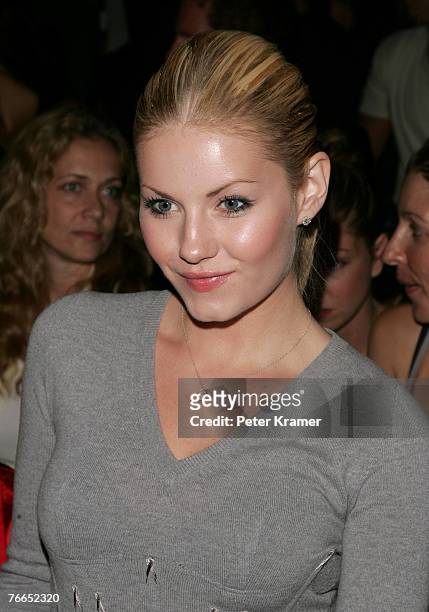 Actress Elisha Cuthbert at the Marc Jacobs 2008 Fashion Show at the NY Armory during the Mercedes-Benz Fashion Week Spring 2008 on September 10, 2007...
