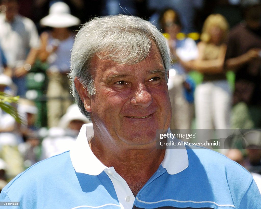 2004 NASDAQ 100 Open - Press Conference for First Serve Program - April 3, 2004