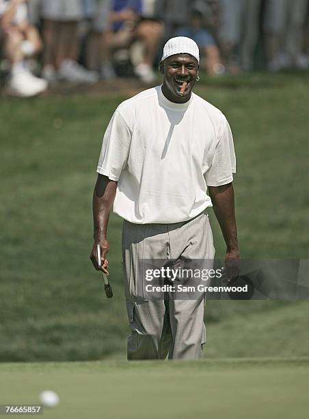 Michael Jordan during the Pro-Am prior to the 2007 Wachovia Championship held at Quail Hollow Country Club in Charlotte, North Carolina on May 2,...