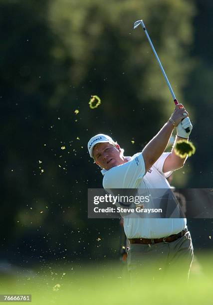 John Daly in action during the first round of the 2006 Target World Challenge at Sherwood Country Club in Thousand Oaks, California on December 14,...