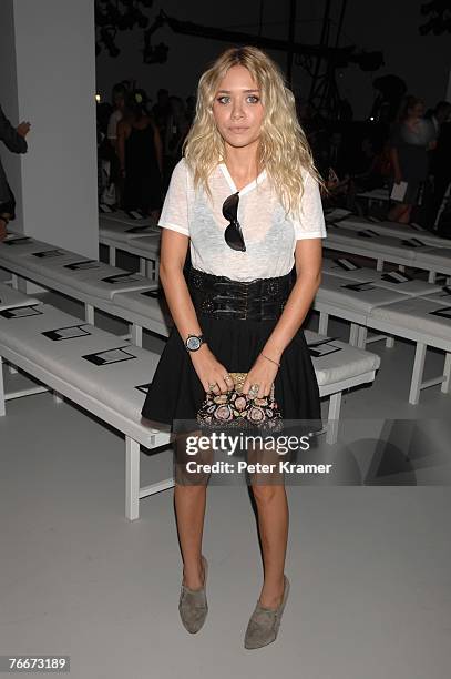 Ashley Olsen at the Calvin Klein 2008 Fashion Show during the Mercedes-Benz Fashion Week Spring 2008 on September 11, 2007 in New York City.