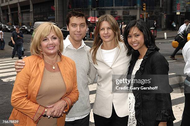 Executive Director of The League American Theaters and Producers, Charlotte St. Martin, Actor/Singer Lance Bass, VP of Marketing, Times Squrae...