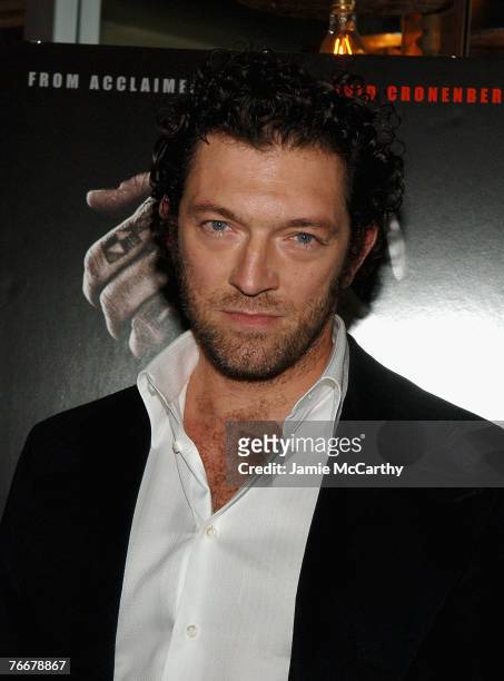 Actor Vincent Cassel arrives at The Cinema Society and Focus Features Host Screening of "Eastern Promises" afterparty at the Soho Grand Hotel...