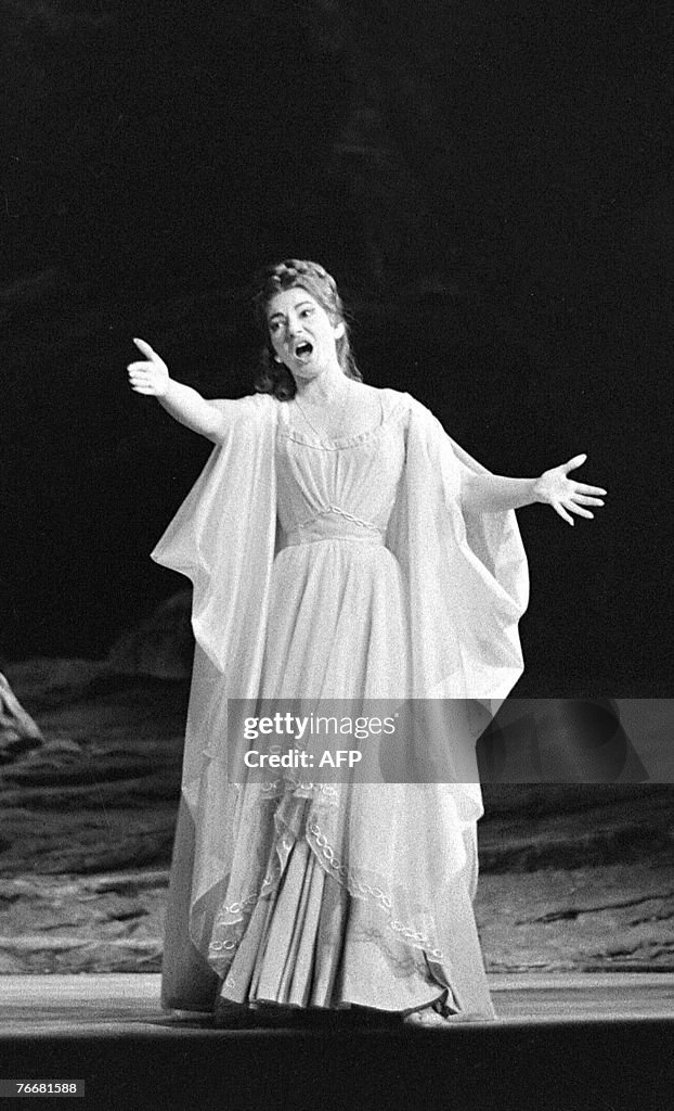 Maria Opera Picture dated 23 May 1964 of Opera singer Maria Callas performing in ...