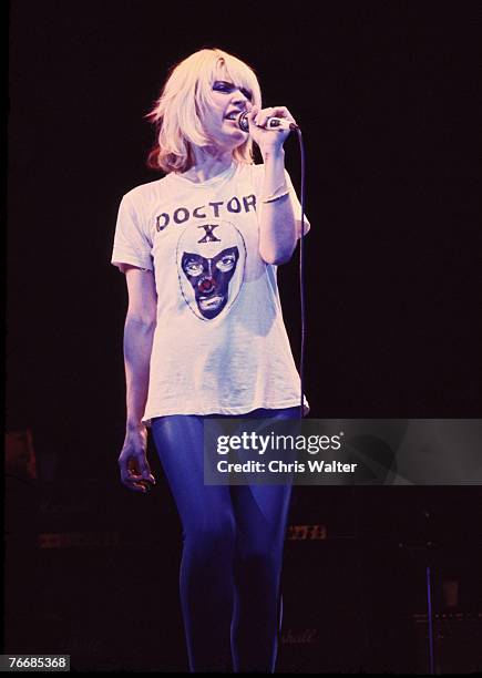 Blondie 1978 Debbie Harry in concert, Los Angeles, CA