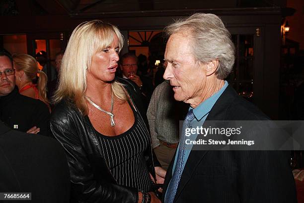 Sabine Lesavoy and Clint Eastwood at the Audi Best Buddies Challenge on September 7, 2007 at the First Lady's Reception, Chateau Julien, in Carmel,...
