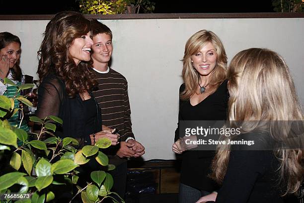 Maria Shriver and Marla Maples at the Audi Best Buddies Challenge on September 7, 2007 at the First Lady's Reception, Chateau Julien, in Carmel,...