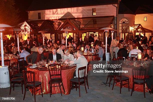 Atmosphere at the Audi Best Buddies Challenge on September 7, 2007 at the First Lady's Reception, Chateau Julien, in Carmel, California.