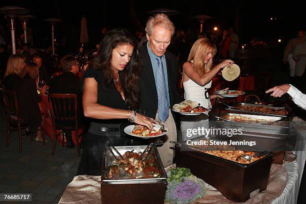 Dina Eastwood and Clint Eastwood at the Audi Best Buddies Challenge on September 7, 2007 at the First Lady's Reception, Chateau Julien, in Carmel,...