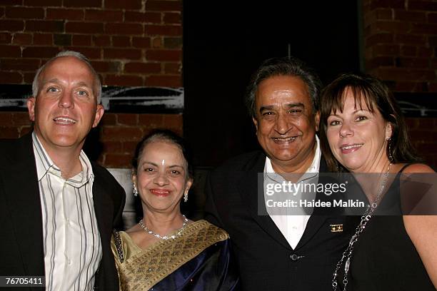 The 32nd Annual Toronto International Film Festival - Paul Atkinson, Nila Tolia, Dr. Atal Tolia and Michelle Mayheux at the Bollywood Party at Marben...