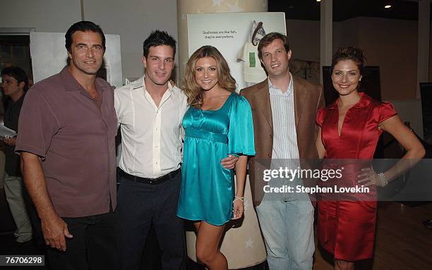 Actor John Enos III, actor Jay Jablonski, actress Cerina Vincent, Writer and Director Jason Todd Ipson, and actress Marisa Petroro at the premiere of...