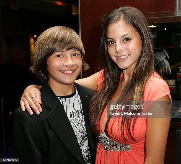 Actors Taylor Gray and Jessica Steinbaum attend the "The Take" world premiere during the Toronto International Film Festival 2007 held at Varsity 8...