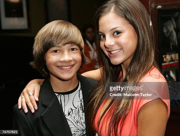 Actors Taylor Gray and Jessica Steinbaum attend the "The Take" world premiere during the Toronto International Film Festival 2007 held at Varsity 8...