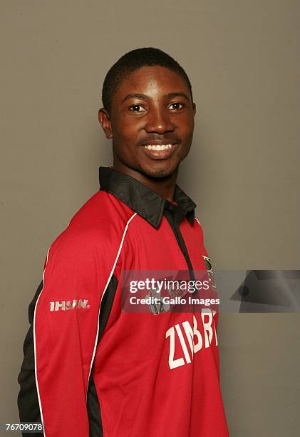 Tatenda Taibu of Zimbabwe poses during the ICC Twenty20 World Cup Headshots on September 7, 2007 in Johannesburg, South Africa.