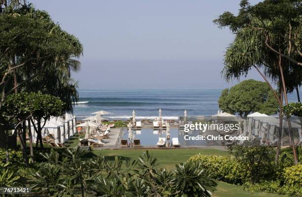 Scenic of the Hualalai grounds during the third and final round of the 2007 MasterCard Championship at Hualalai held at Hualalai Golf Club in...