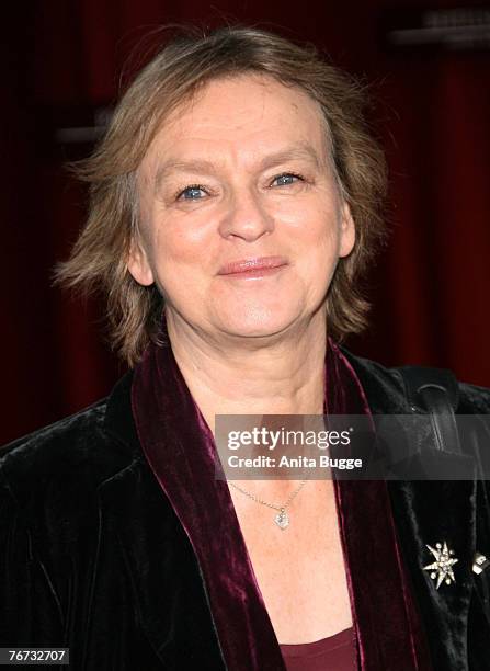 Elke Heidenreich attends the Bertelsmann annual party September 13, 2007 in Berlin, Germany.