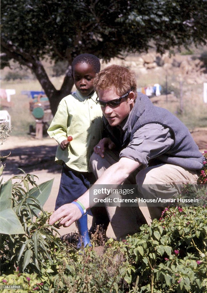 Prince Harry Revisits Community in Lesotho