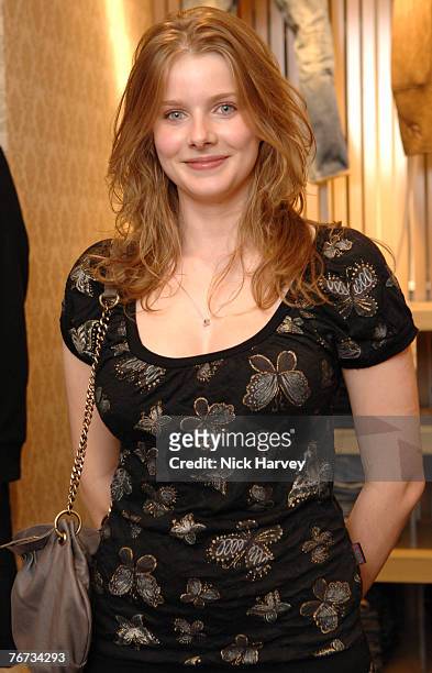Rachel Hurdwood attends the launch of Fuel for Life, the new fragrences from Diesel at the Diesel Store, Kings Road on 13th September in London,...
