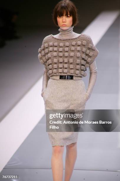 Sheila Marquez wearing Akris Fall/Winter 2007