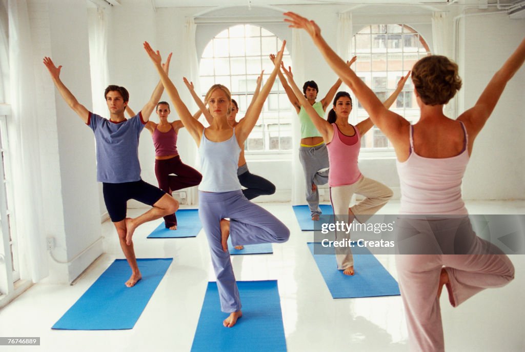 Yoga class